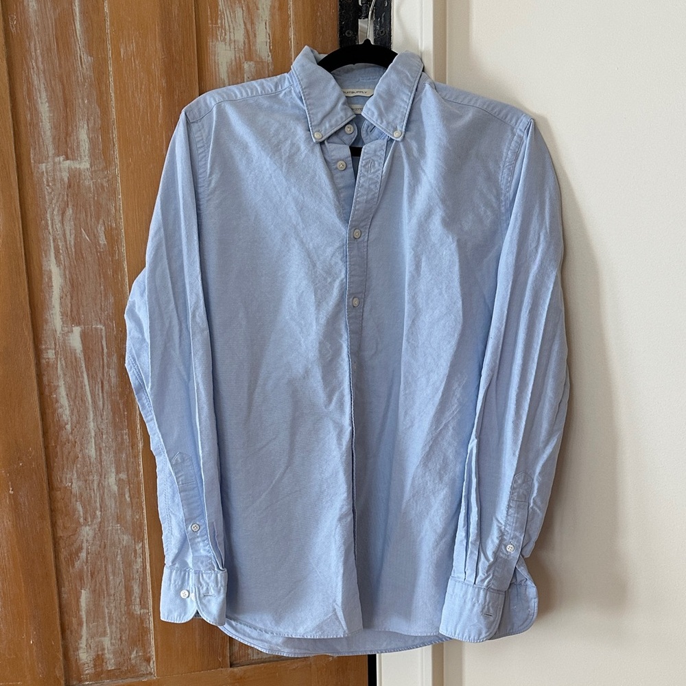 Suitsupply Light Blue Casual Button Down Shirt